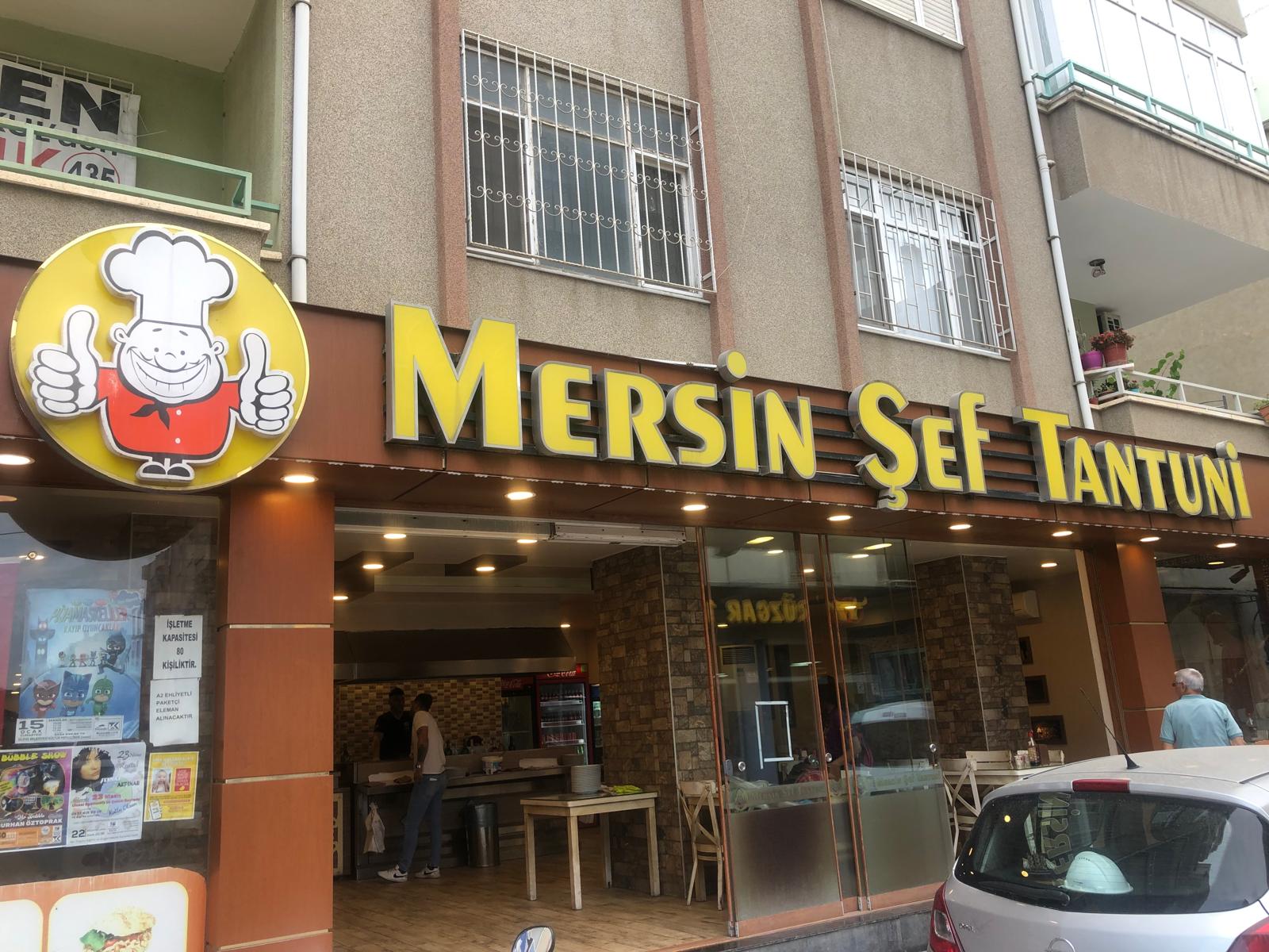 Mersin Şef Tantuni dış cephesi